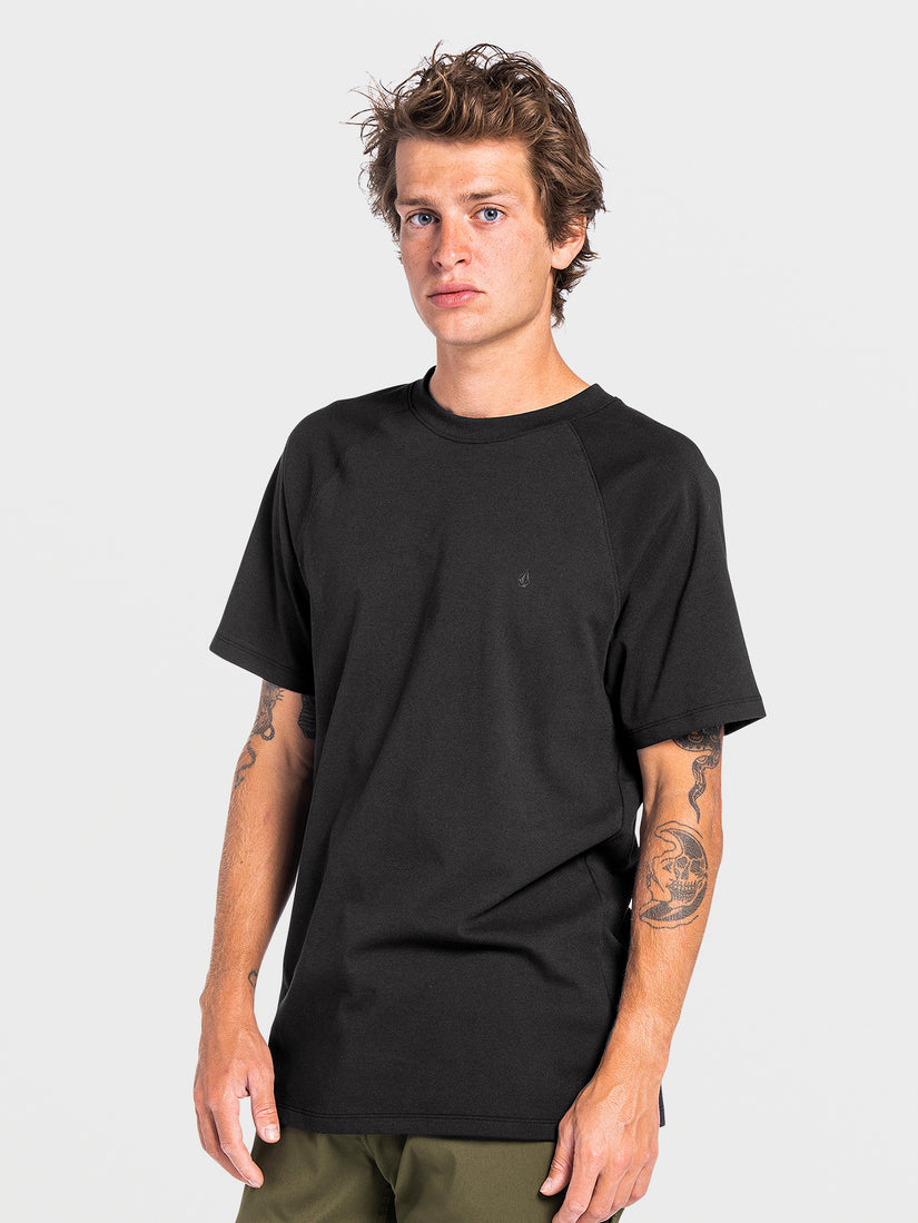 Hazard Pro Crew Short Sleeve - Black (A0112203_BLK) [5]