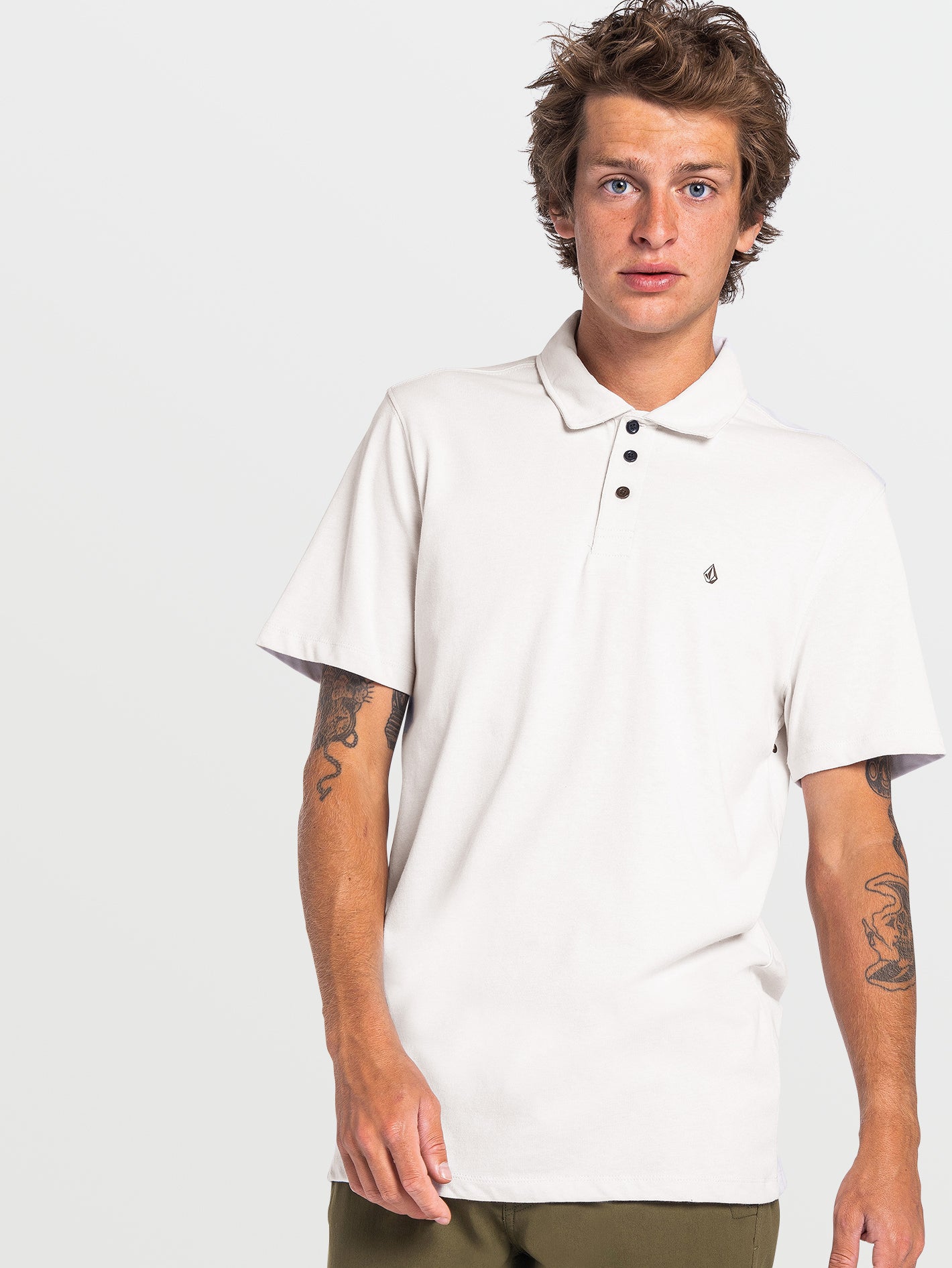 Hazard Pro Polo Short Sleeve - Cloud