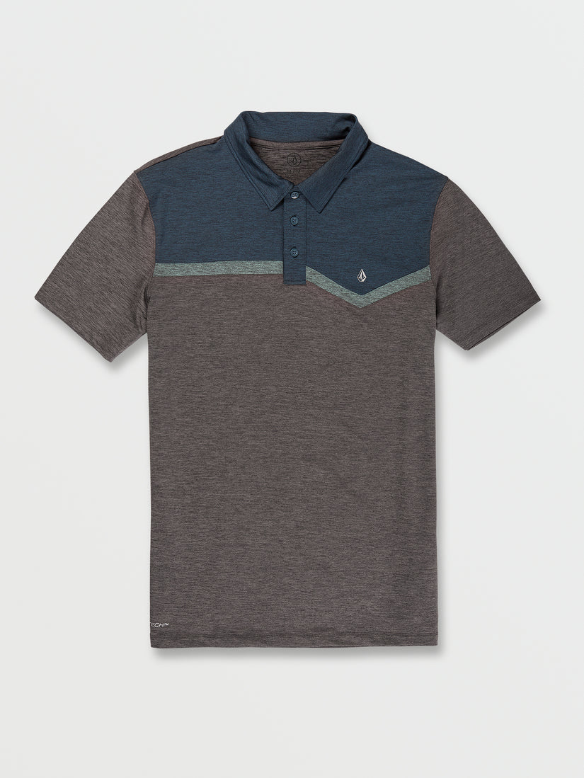 Hazard Break Short Sleeve Polo - Storm Cloud (A0132200_STC) [01]