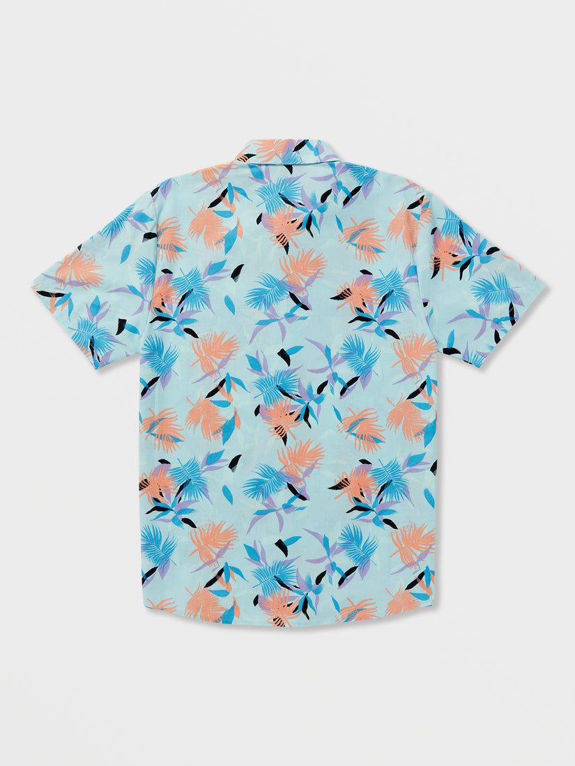 Warbler Short Sleeve Woven Shirt - Aquamarine