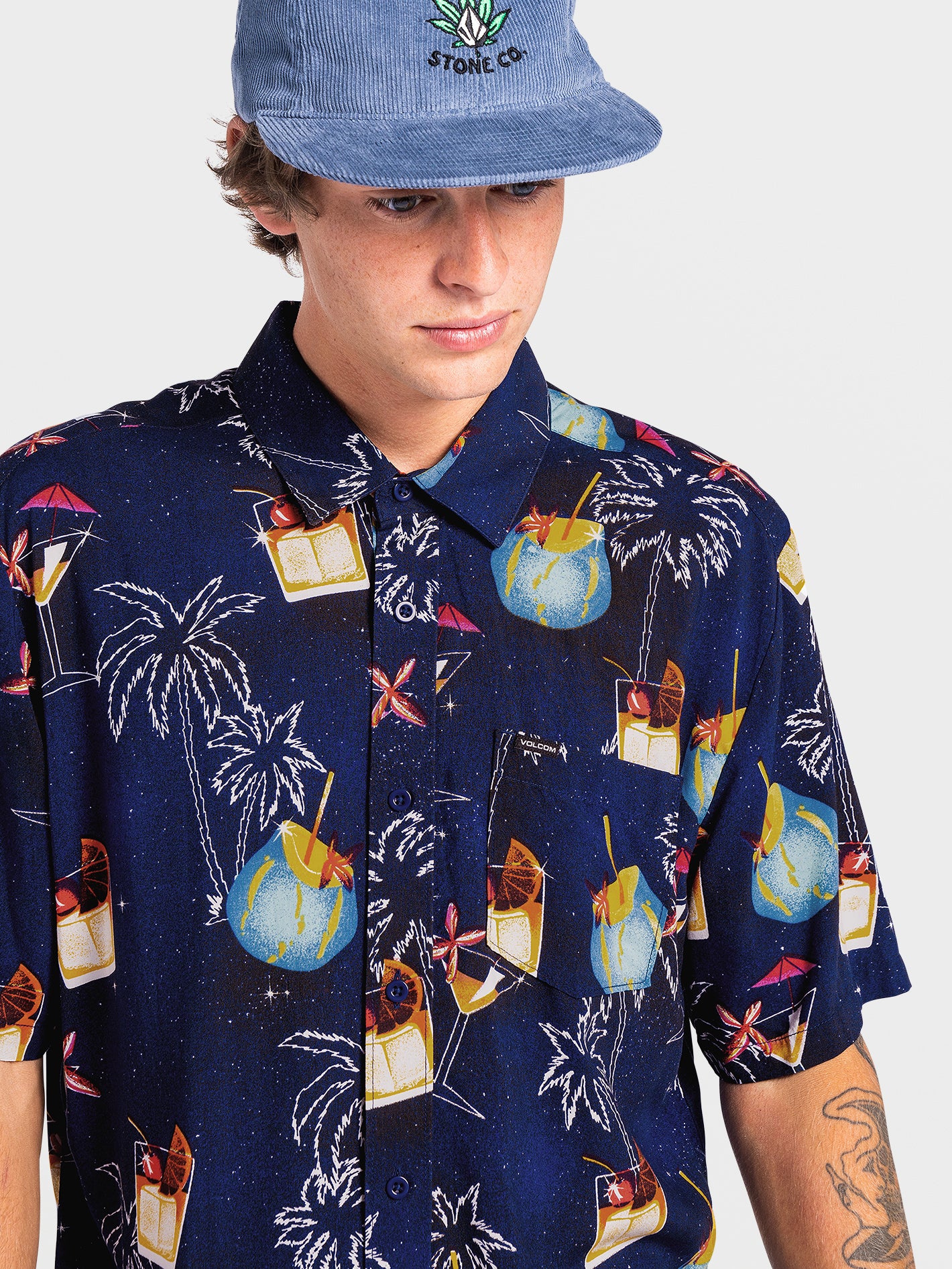 Cosmic Vaca Short Sleeve - Blueprint