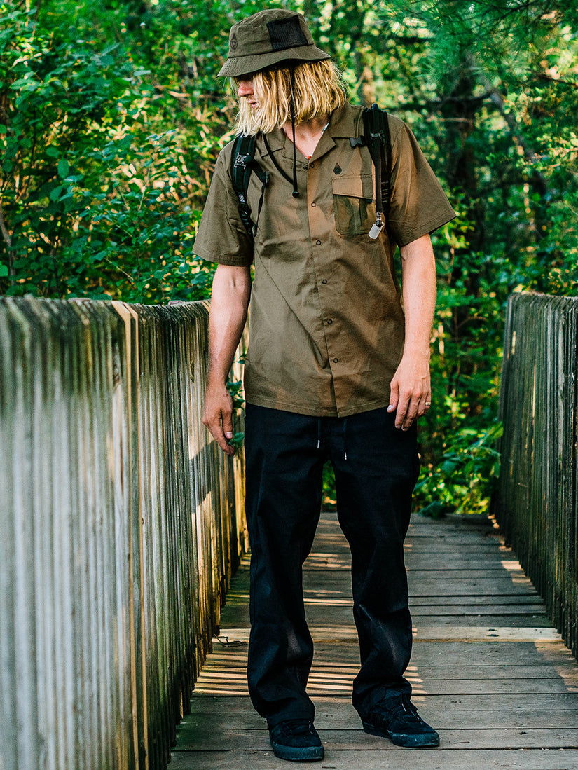 Skate Vitals Alec Majerus Short Sleeve Shirt - Winter Moss