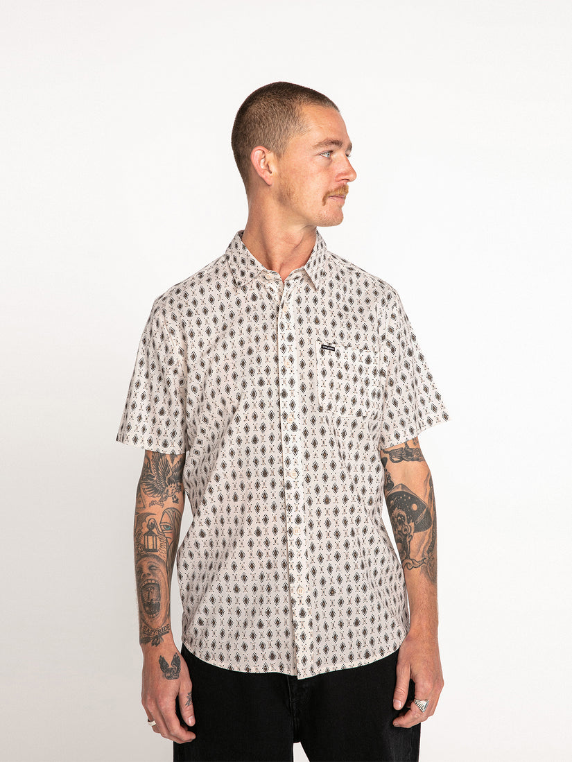 Viber Vison Short Sleeve Shirt - Whitecap Grey (A0432204_WCG) [F]