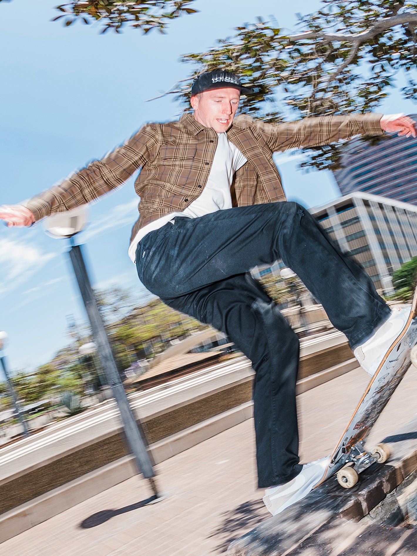 Skate Vitals Grant Taylor Long Sleeve Shirt - Dark Khaki