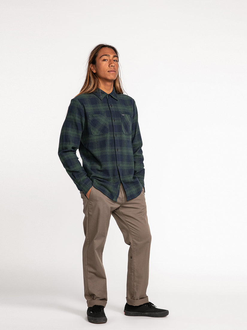 Tone Stone Long Sleeve Shirt - Cedar Green (A0531904_CDG) [B]