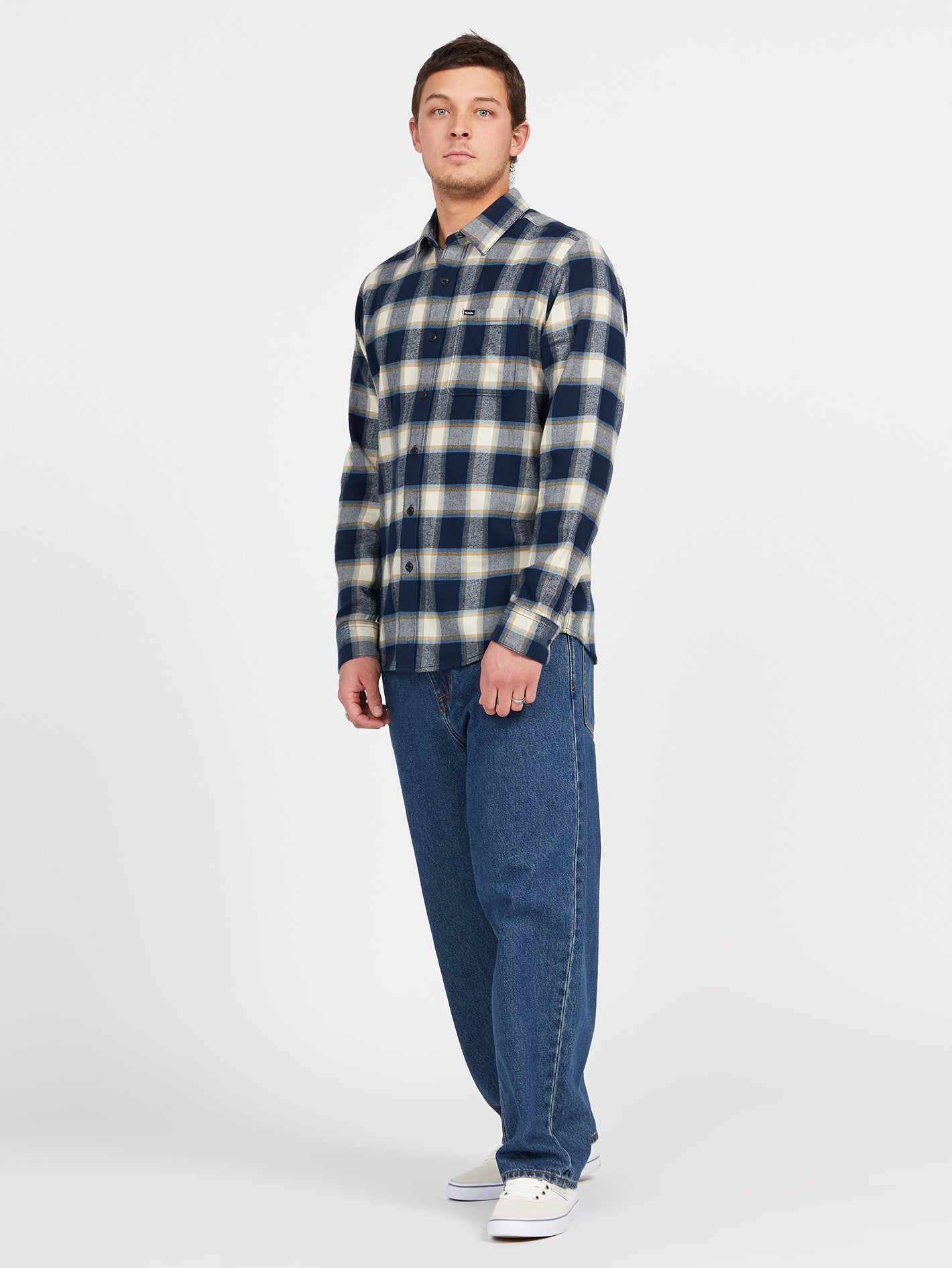 Caden Plaid Flannel - Black – Volcom Canada