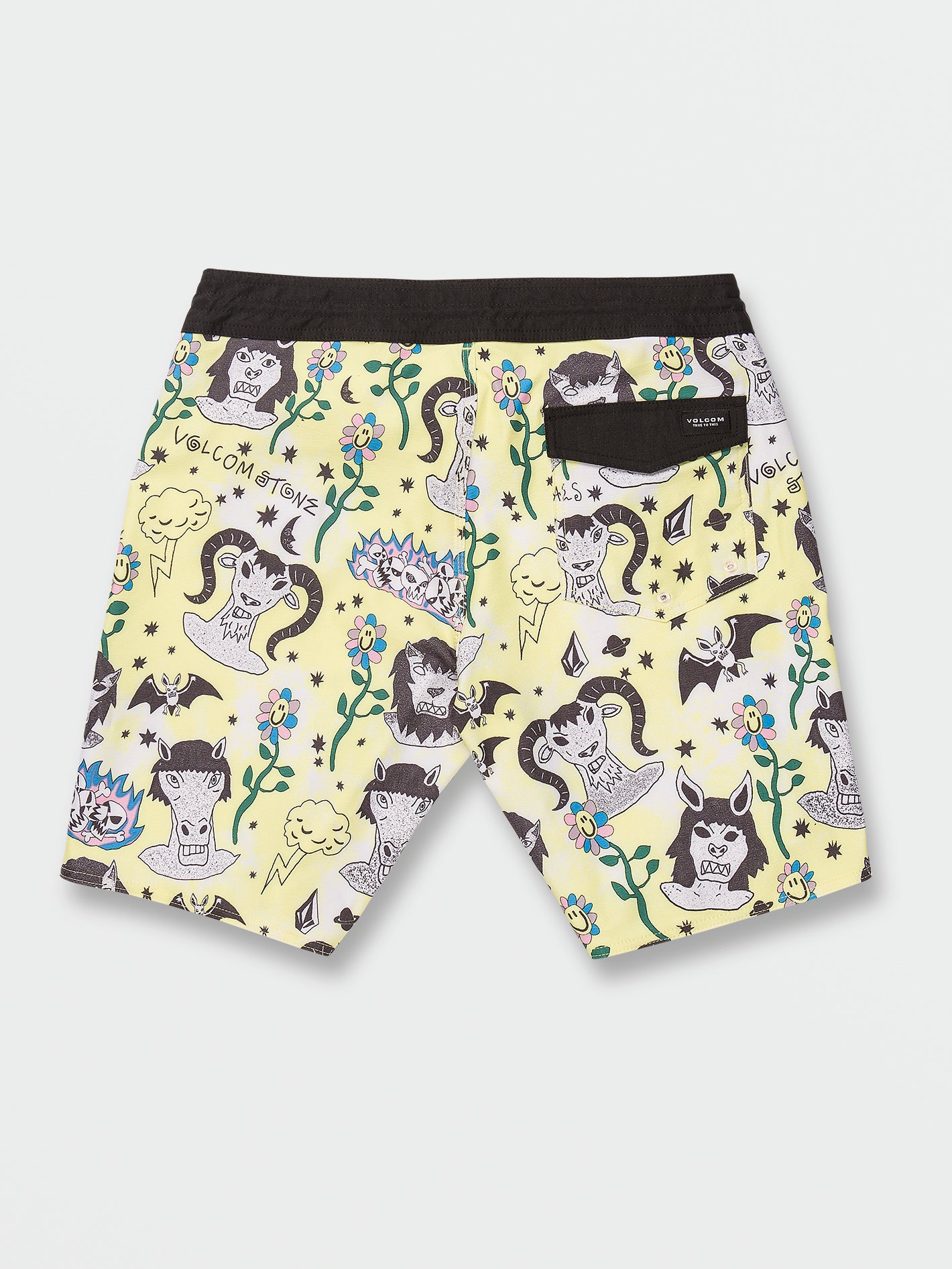 Surf Vitals Ozzy Stoneys Trunks 19 - Glimmer Yellow