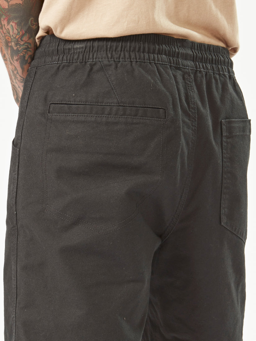 Volcom Workwear Caliper Elastic Waist Shorts - Black (A1002005_BLK) [5]