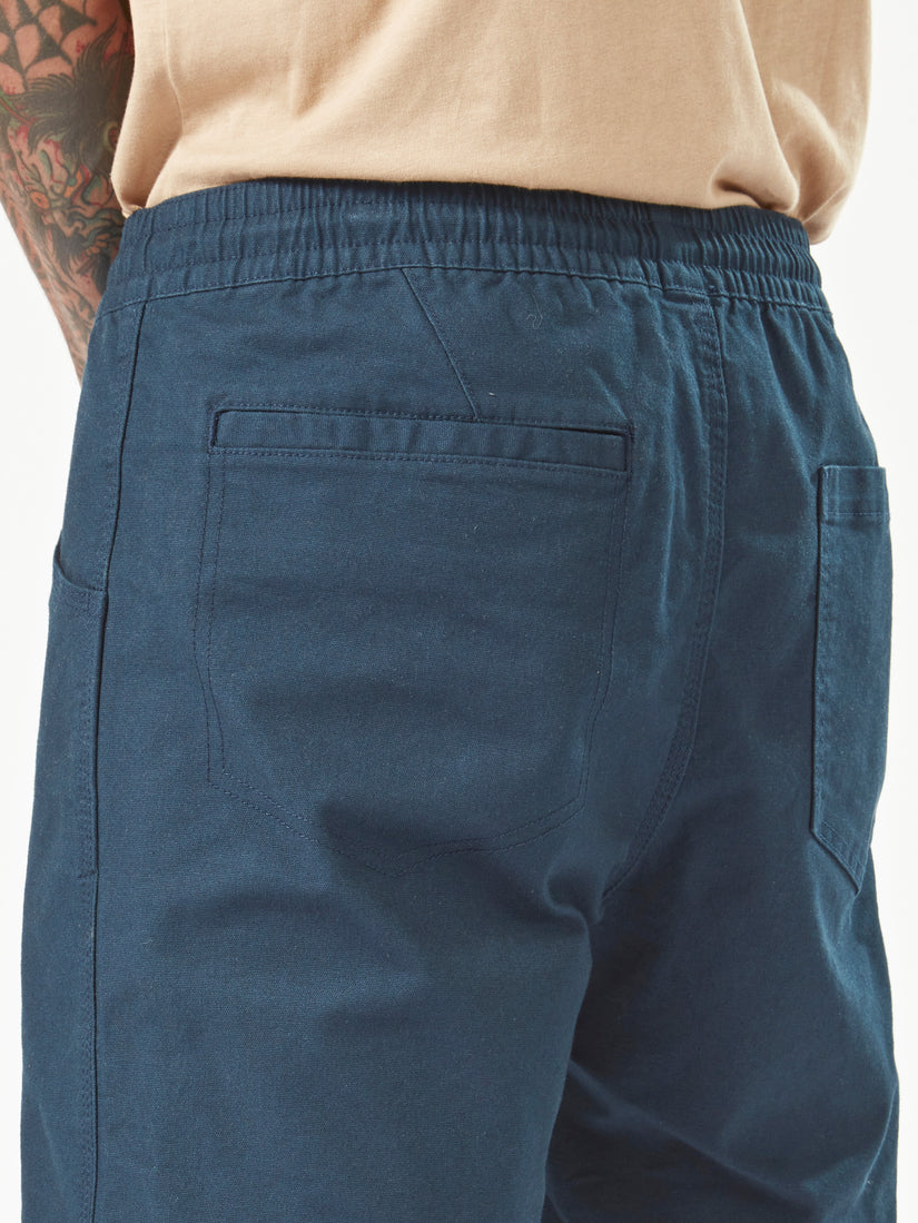 Volcom Workwear Caliper Elastic Waist Shorts - Navy (A1002005_NVY) [4]