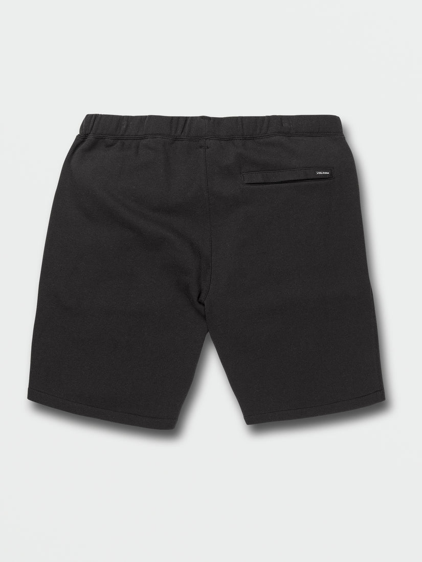 ICONIC STONE FLEECE SHORT - NEW BLACK (A1032102_NBK) [B]