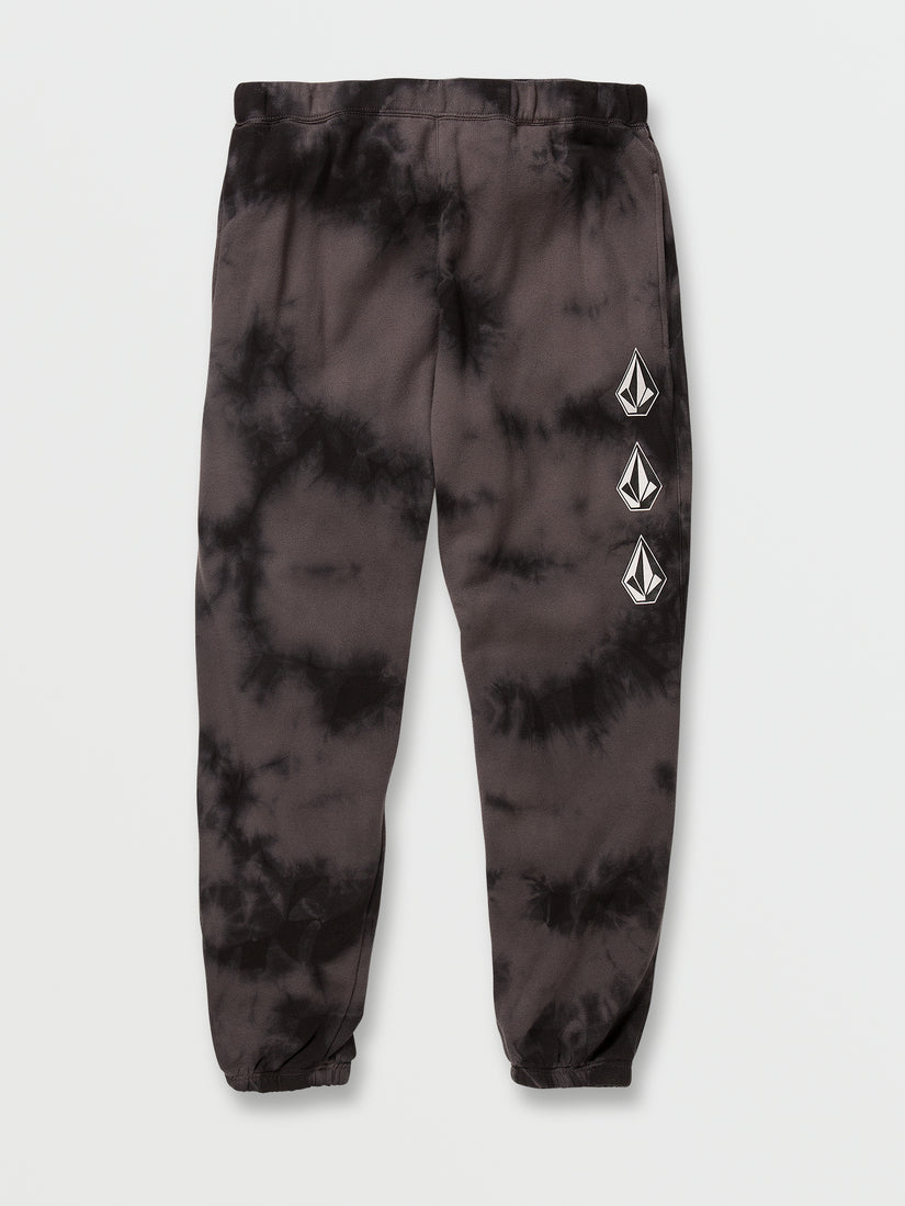 Iconic Stone Plus Fleece Pants - Black (A1242101_BLK) [F]