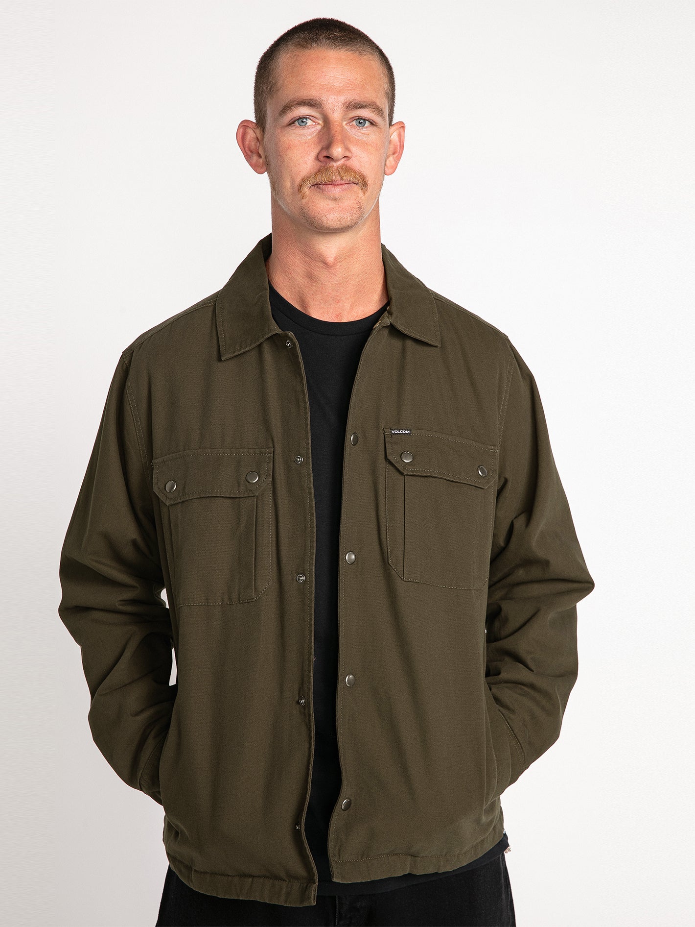 Larkin Jacket - Rinsed Black – Volcom Canada