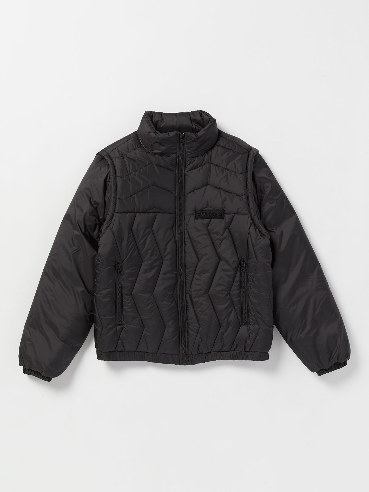 Skate Vitals Simon Bannerot Convertible Puff Jacket - Black