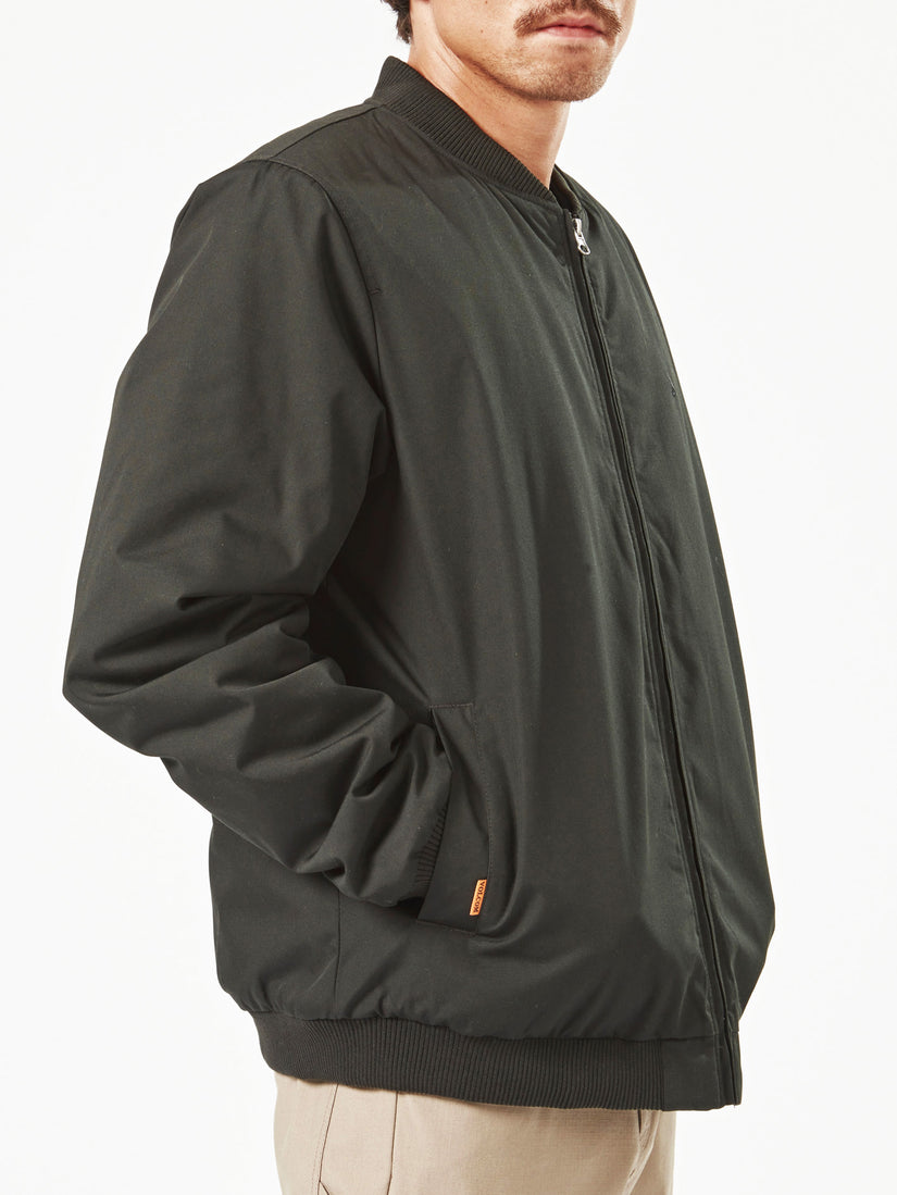 Volcom Workwear Boiler Bomber Jacket - Black (A1702000_BLK) [3]