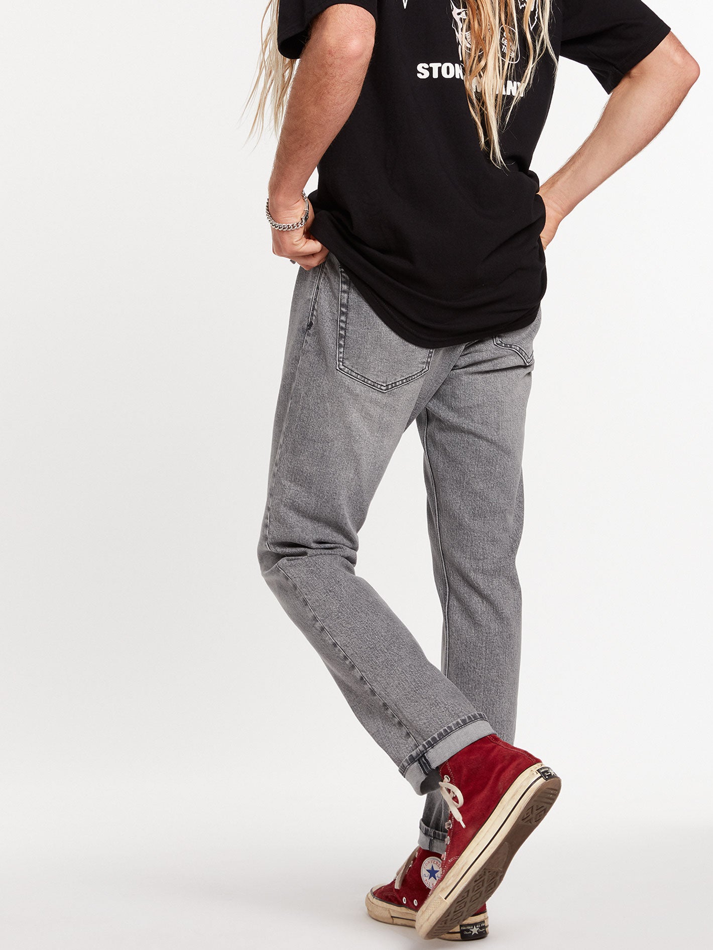 Vorta Slim Fit Jeans - Mono Grey