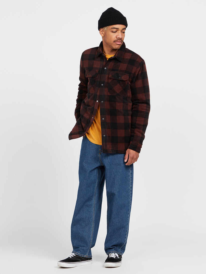 Billow Loose Tapered Fit Jeans - Indigo Ridge Wash (A1932200_IRW) [06]