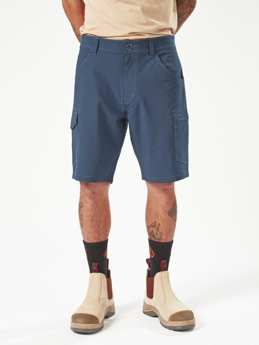 Volcom Workwear Slab Hybrid Shorts - Navy (A3202000_NVY) [1]