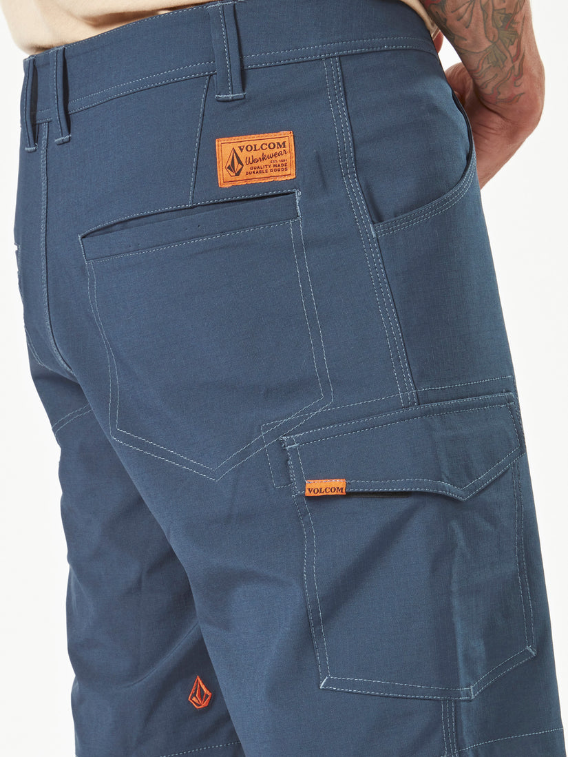 Volcom Workwear Slab Hybrid Shorts - Navy (A3202000_NVY) [5]