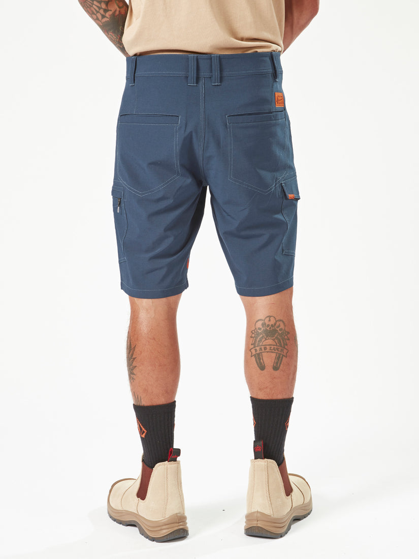 Volcom Workwear Slab Hybrid Shorts - Navy (A3202000_NVY) [B]