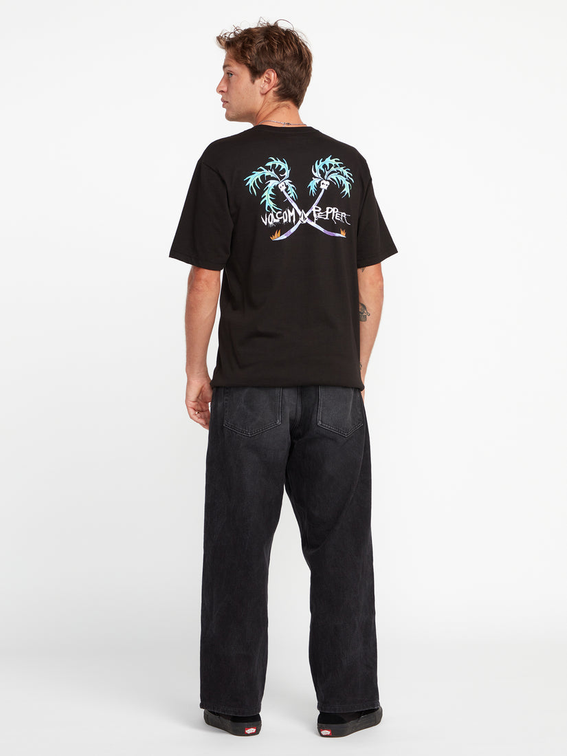 Volcom Entertainment X Pepper Short Sleeve Tee - Black (A3522300_BLK) [14]