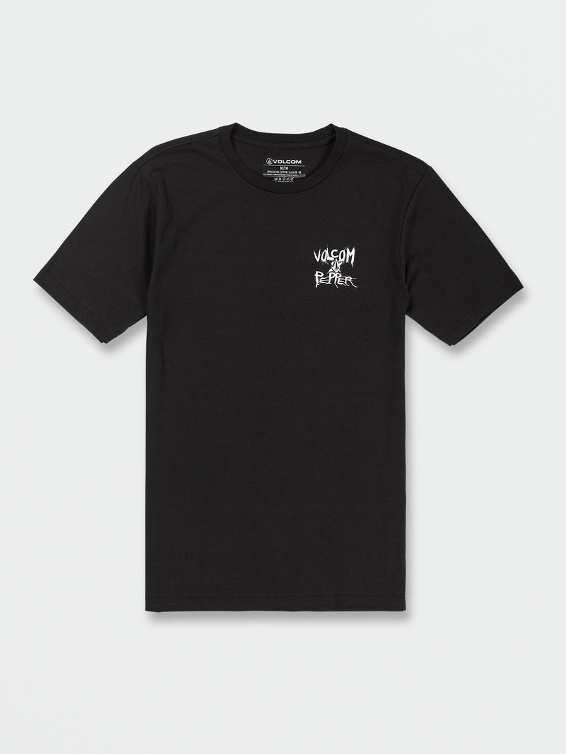 Volcom Entertainment X Pepper Short Sleeve Tee - Black (A3522300_BLK) [F]