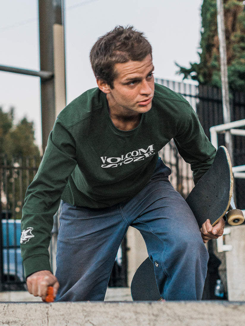 Skate Vitals Long Sleeve Tee - Cedar Green