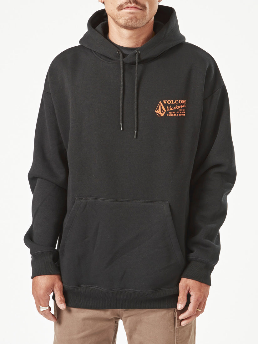 Volcom Workwear Pullover Hoodie - Black