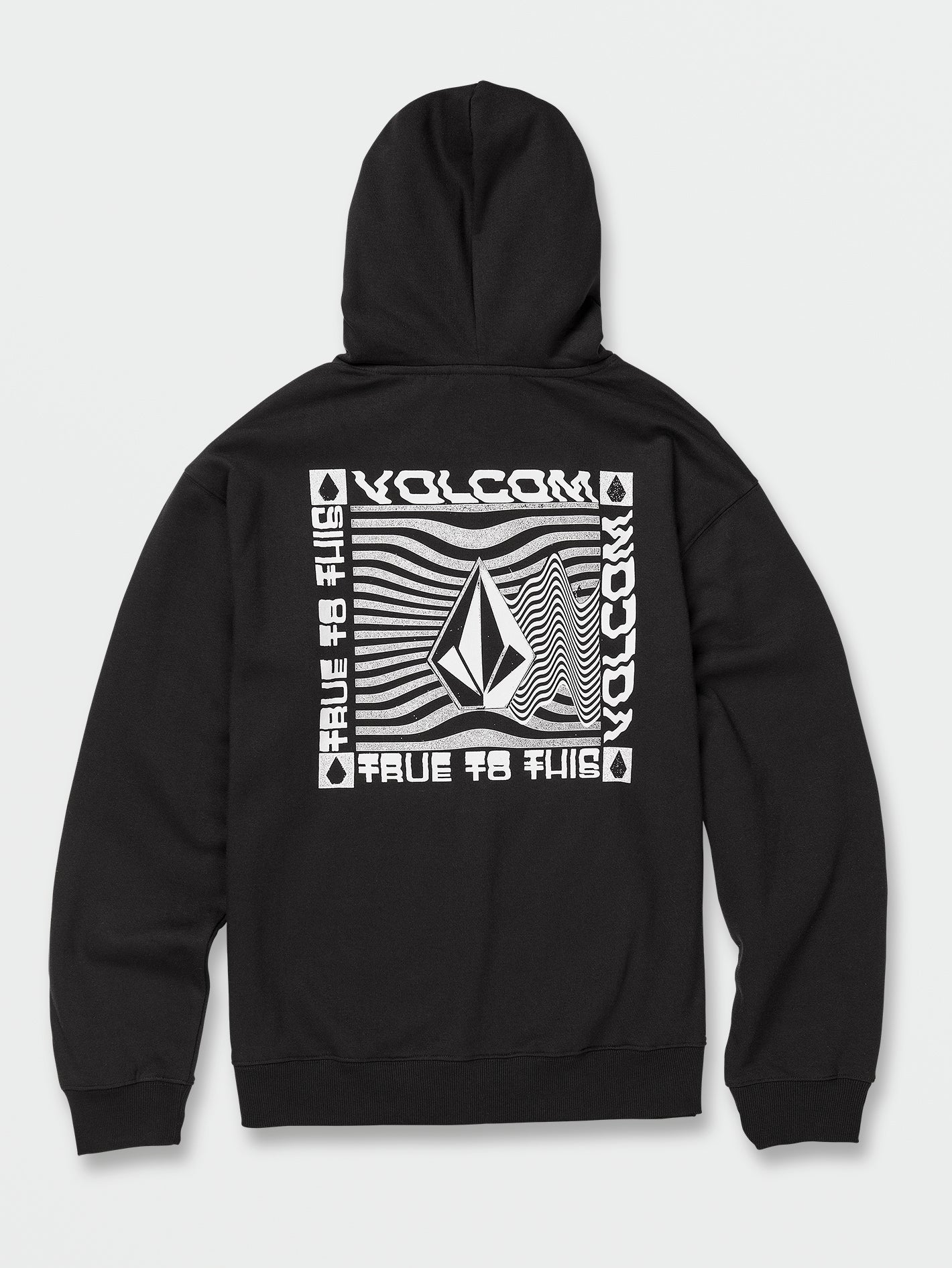 Strikehood Graphic Pullover Hoodie - Black