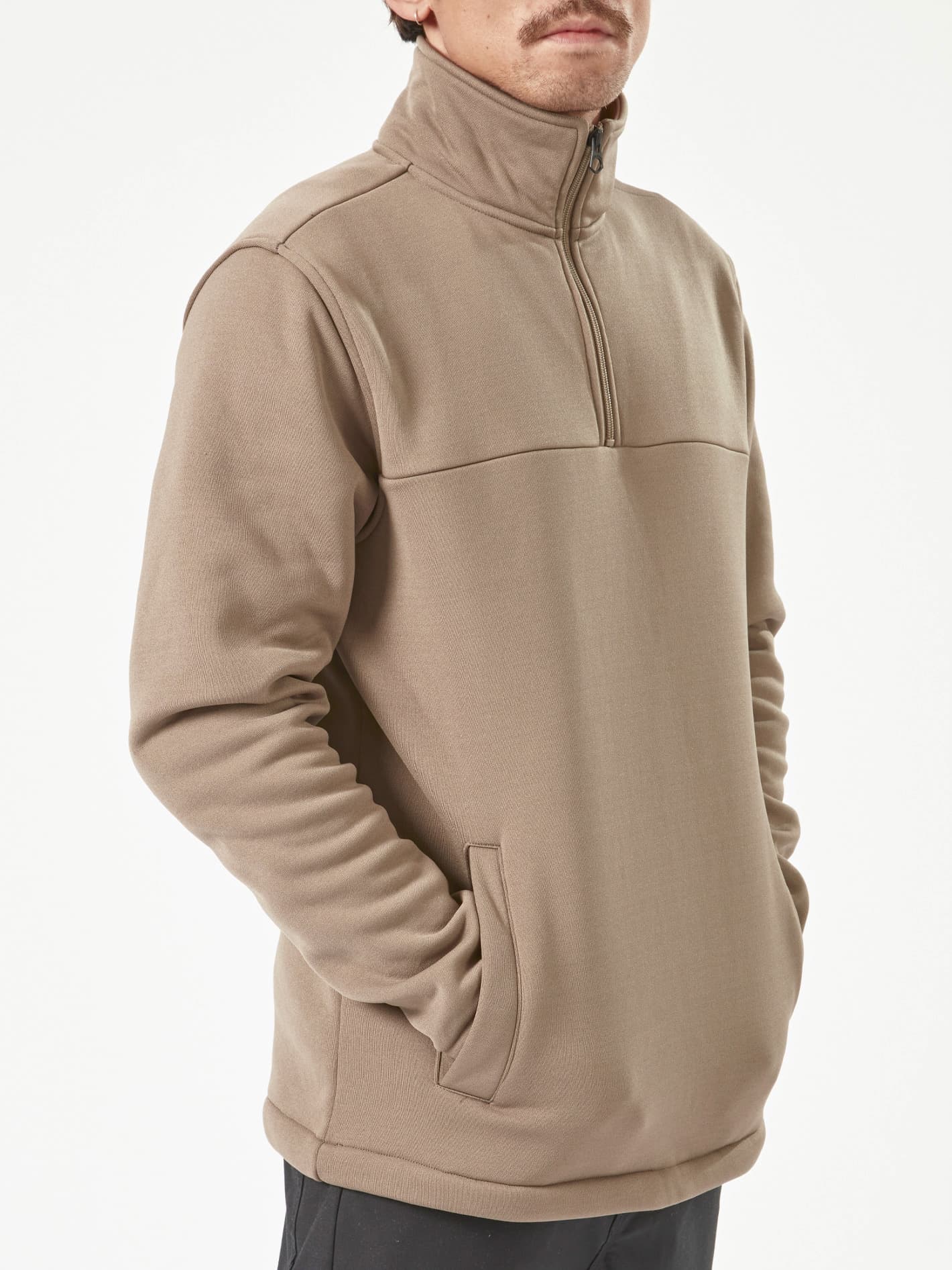 Quarter zip fleece jacket hotsell