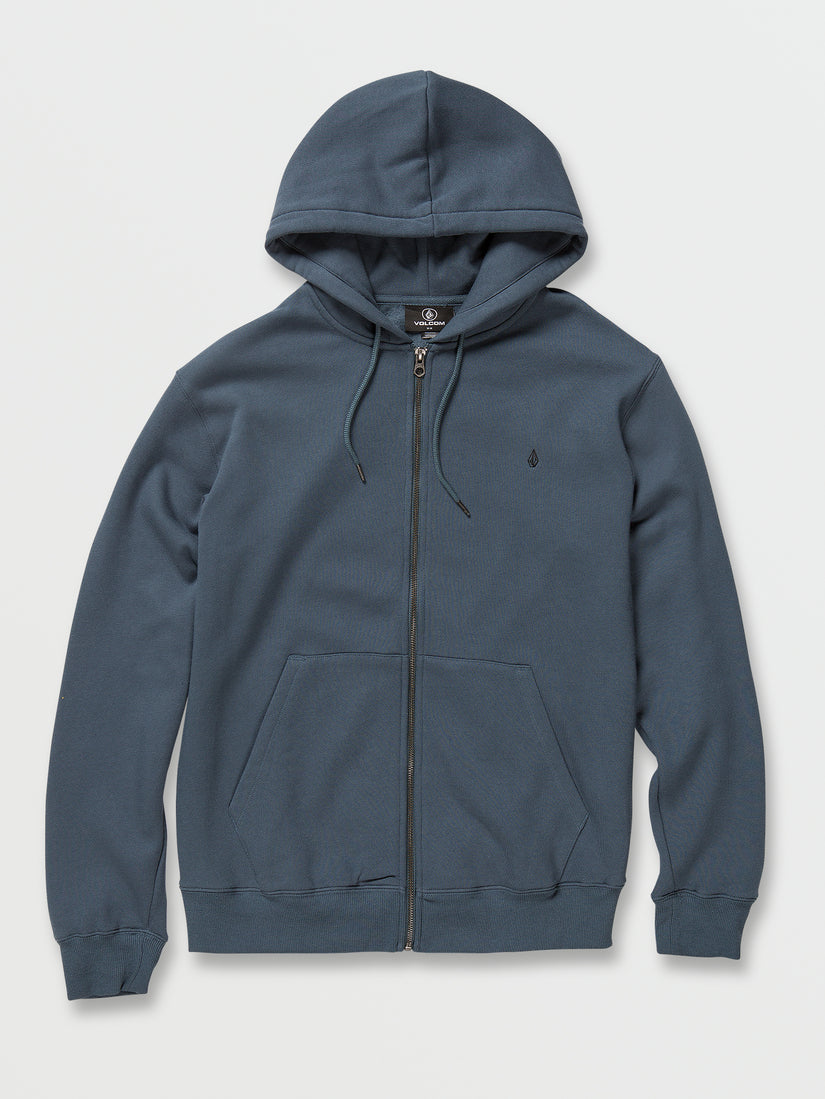 Single Stone Zip Fleece Hoodie - Marina Blue (A4832205_MRB) [F]