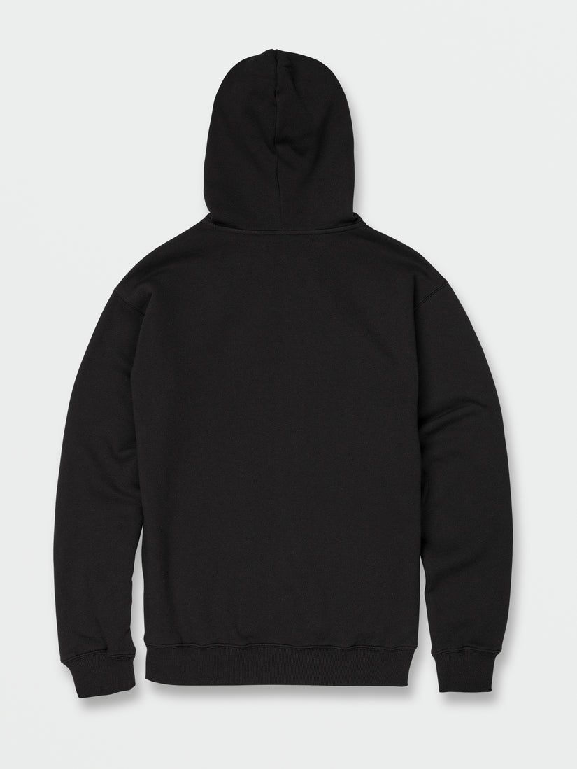 Single Stone Zip Fleece Hoodie - Black (A4842201_BLK) [B]