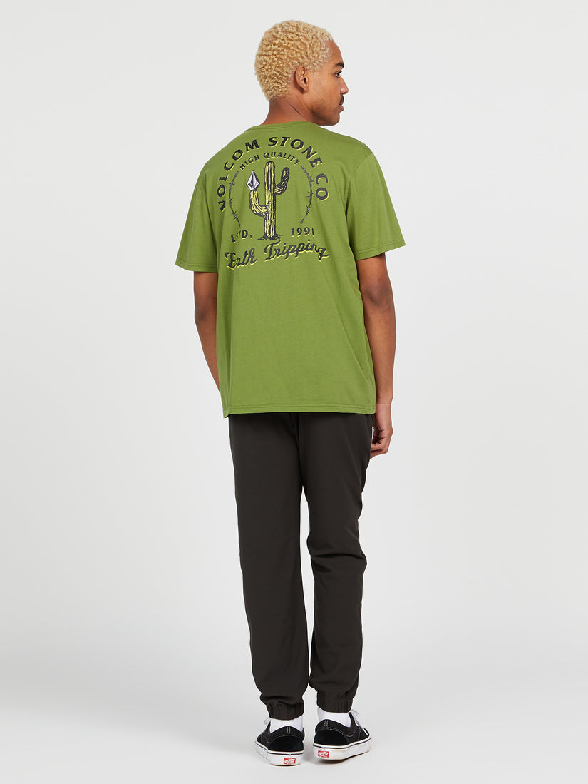 Prickly Farm To Yarn Short Sleeve Tee - Mossstone (A5042200_MSS) [2]