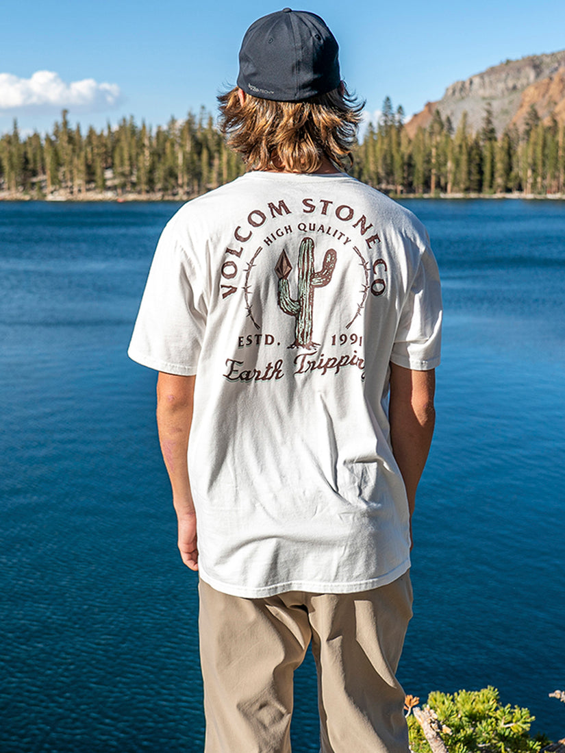 Prickly Farm To Yarn Short Sleeve Tee - Off White