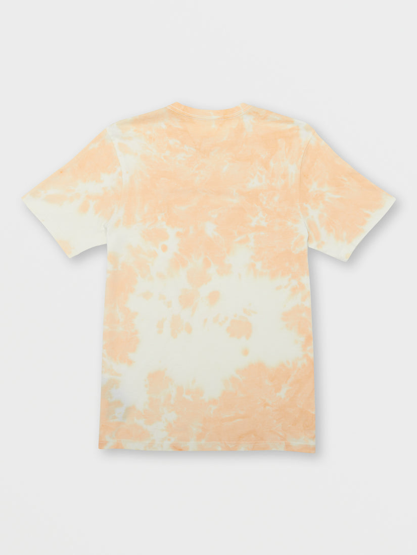 Iconic Stone Dye Short Sleeve Tee - Summer Orange (A5222300_SOR) [B]