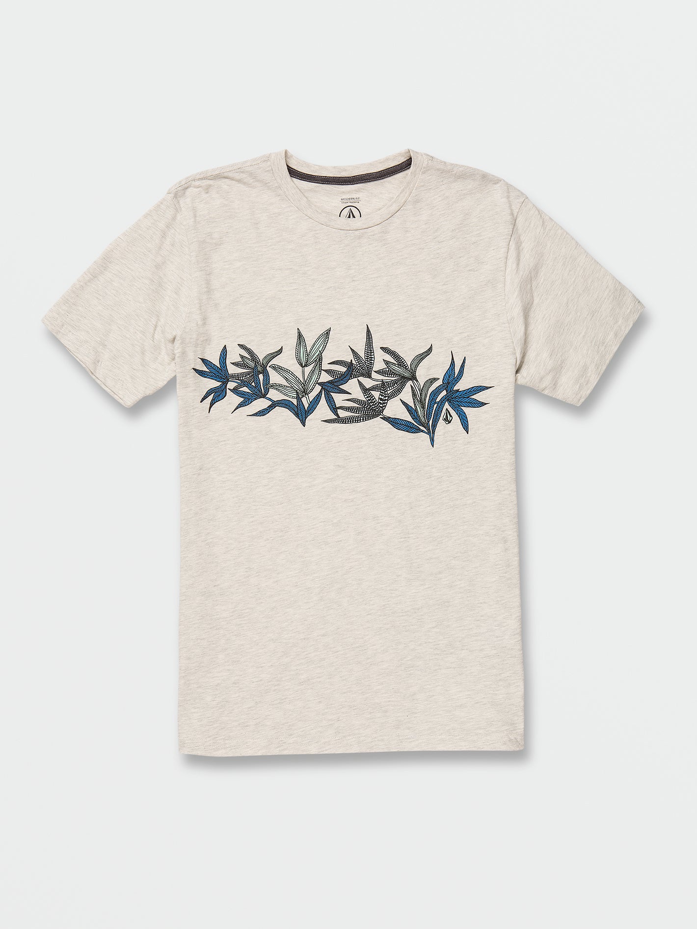 Op Leaf Short Sleeve Tee - Bone Heather