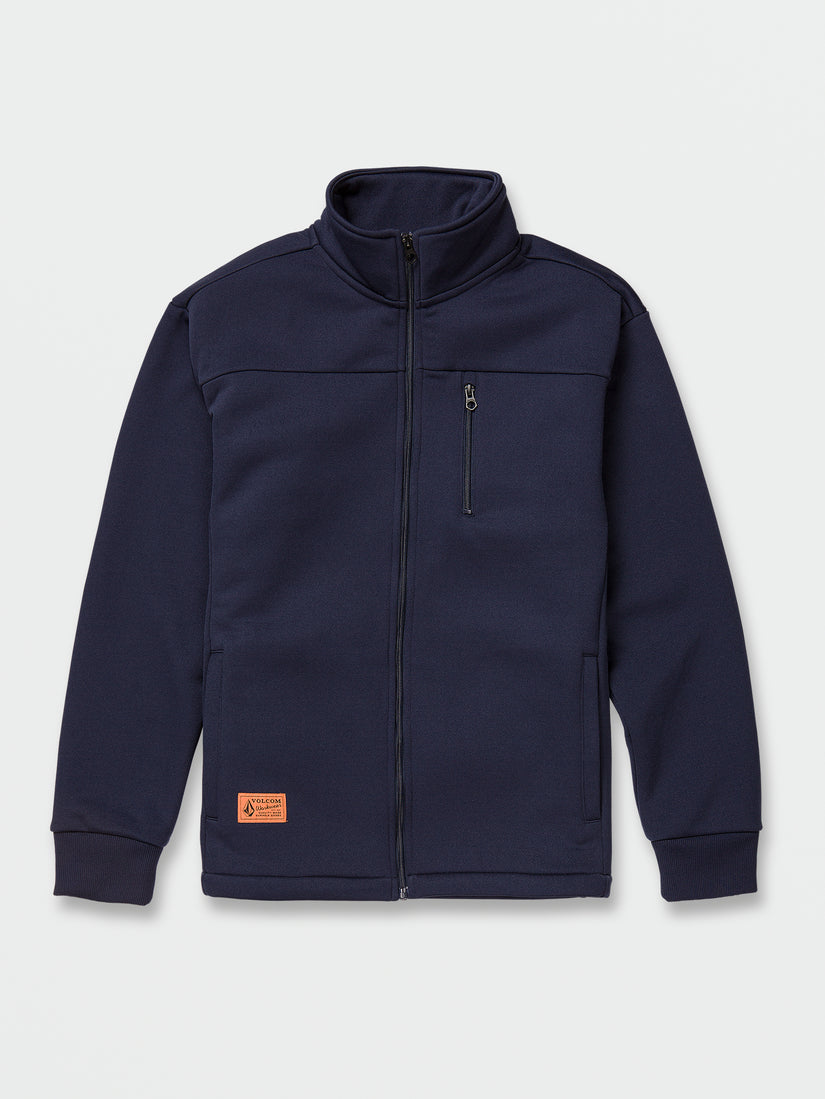 Volcom Workwear Bonded Fleece Hoodie - Navy (A5802201_NVY) [F]