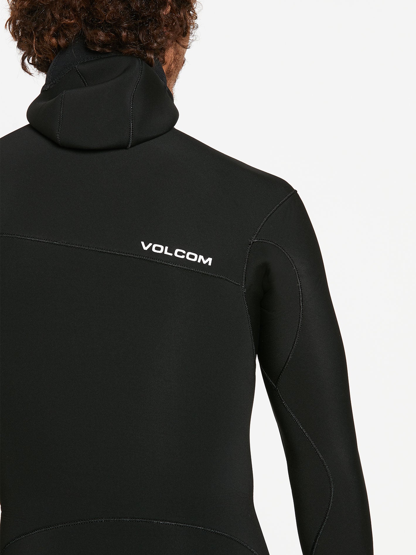 Modulator 4/3mm Long Sleeve Hooded Chest Zip Wetsuit - Black