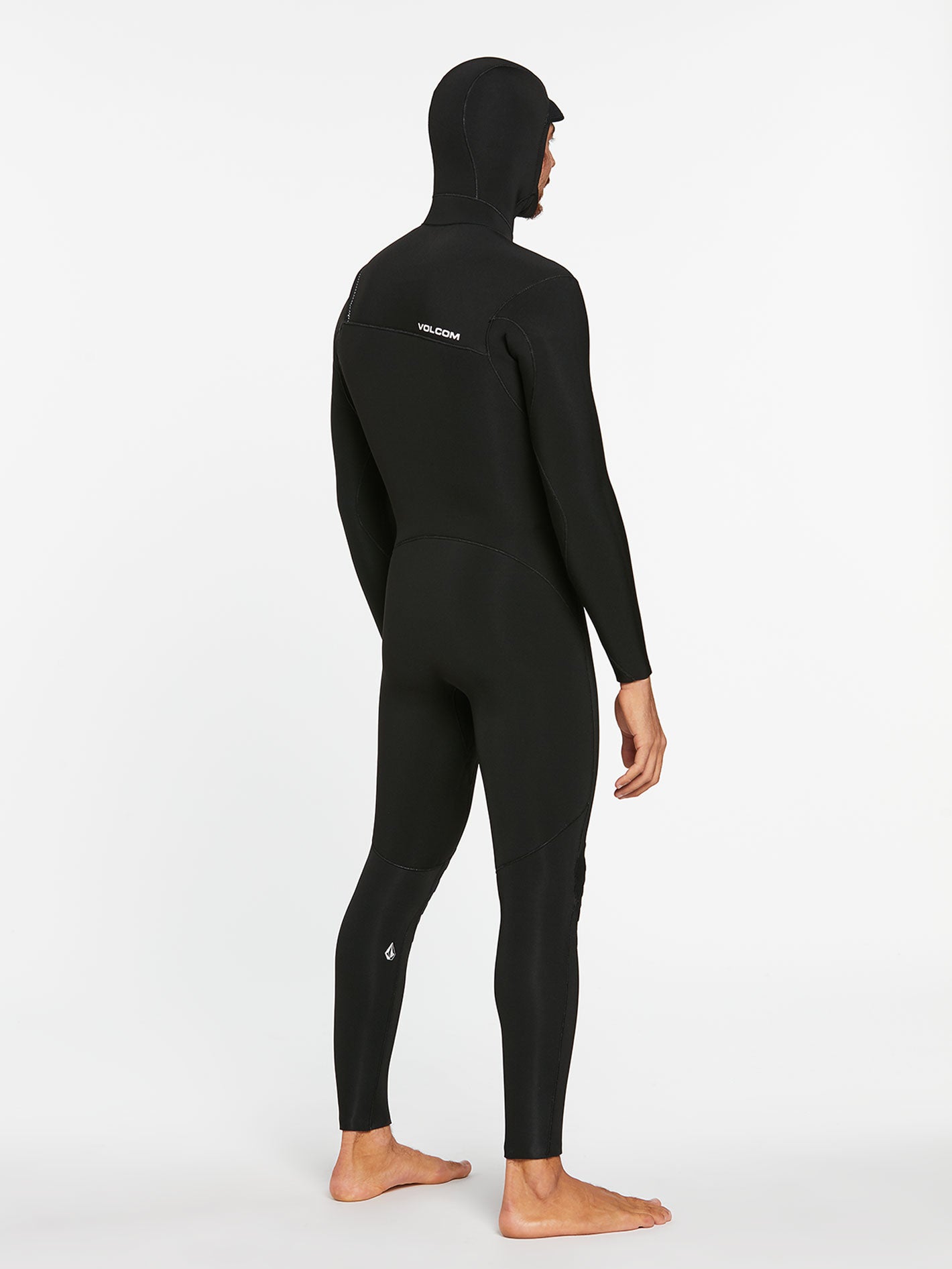 Modulator 4/3mm Long Sleeve Hooded Chest Zip Wetsuit - Black