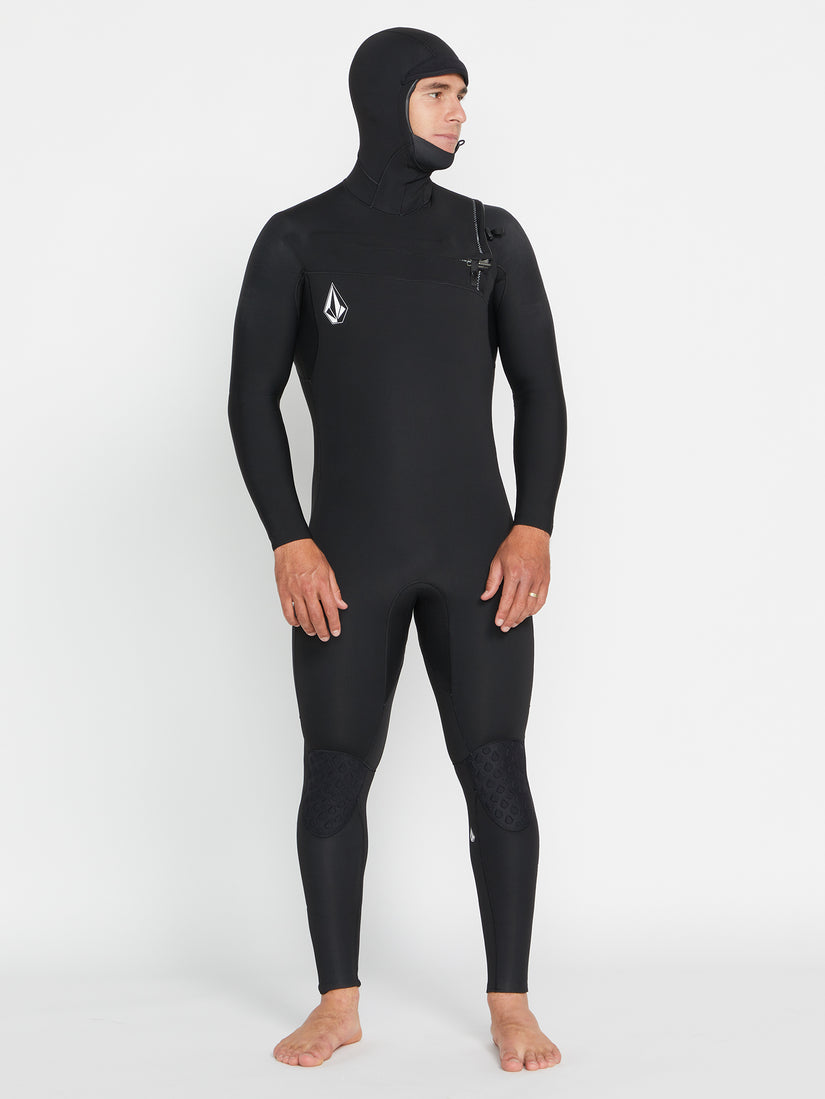 Modulator 4/3mm Hooded Chest Zip Wetsuit - Black (A9532002_BLK) [21]