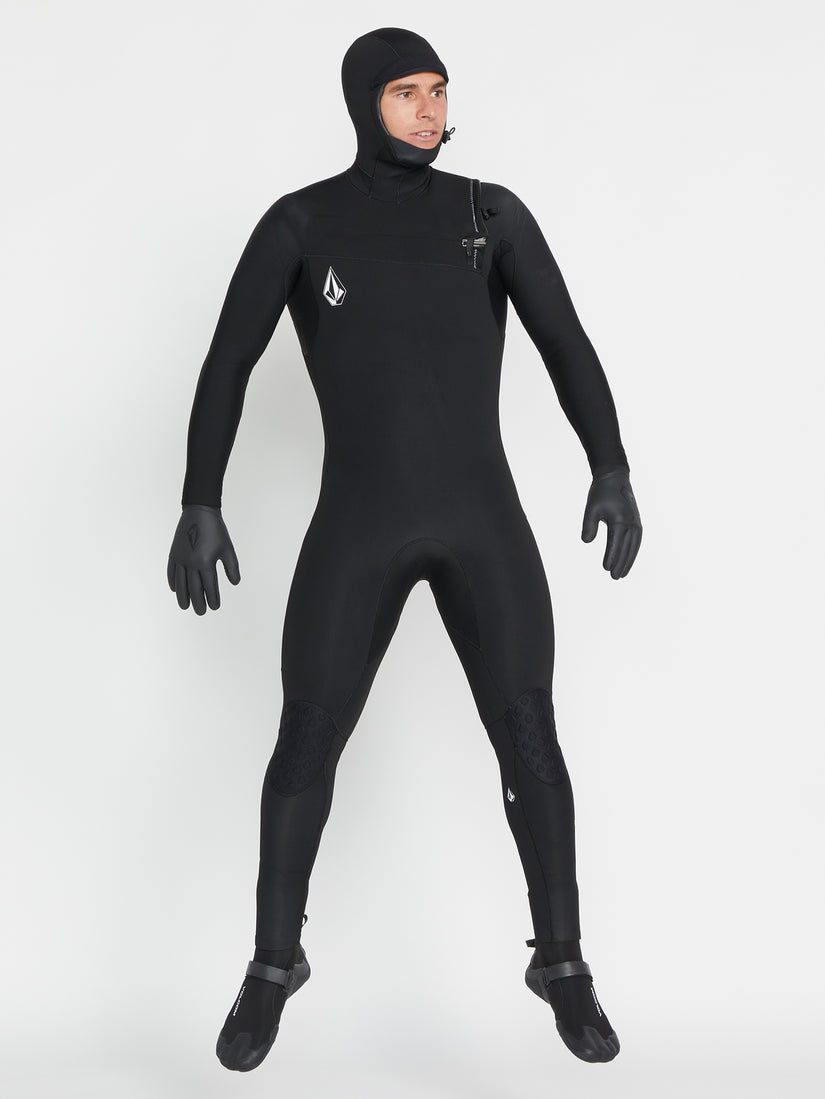 Modulator 5/4/3mm Hooded Chest Zip Wetsuit - Black (A9532003_BLK) [70]