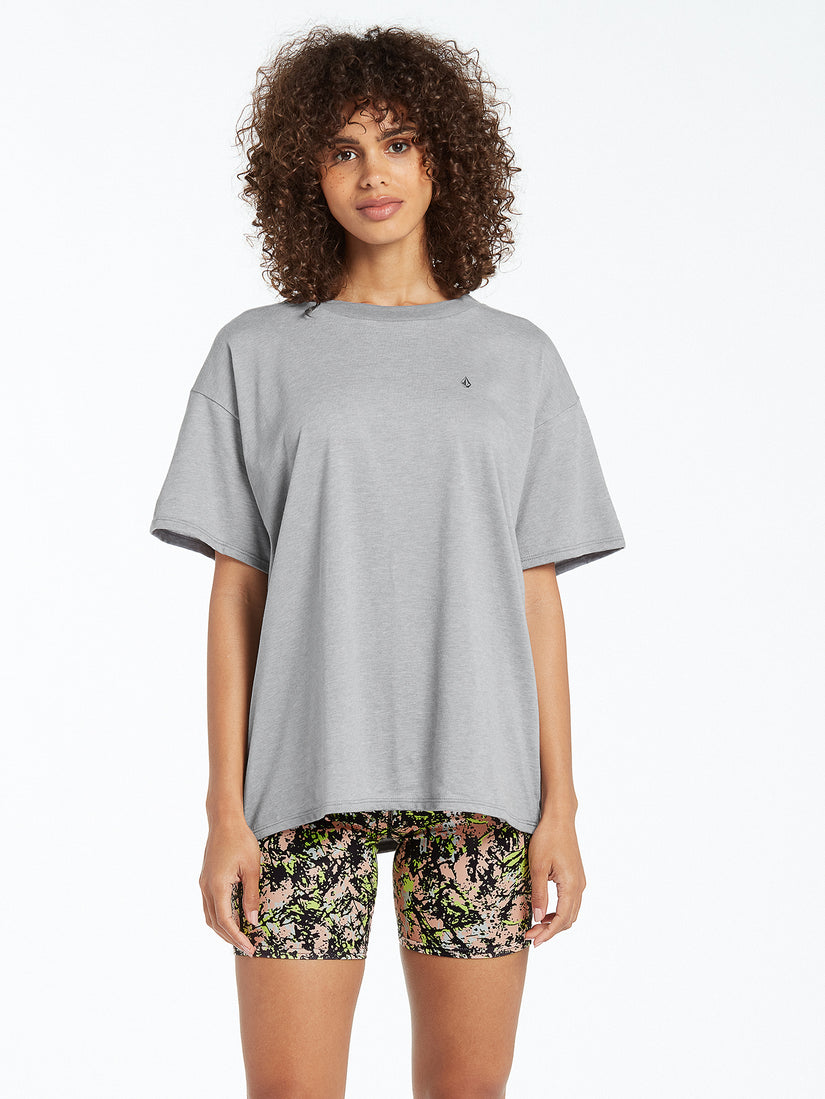 Stone Tech Short Sleeve Tee - Heather Grey (B0112207_HGR) [F]