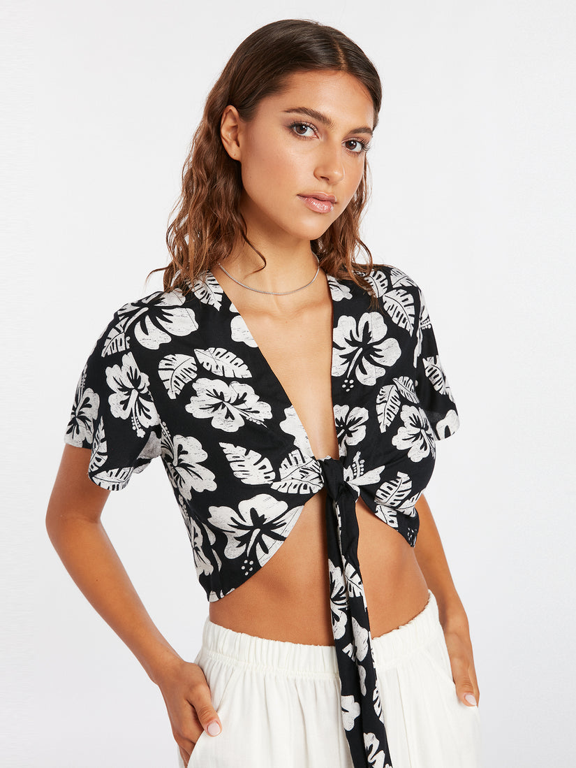 COCO HO SKILLZ TOP - BLACK WHITE (B0422206_BWH) [1]