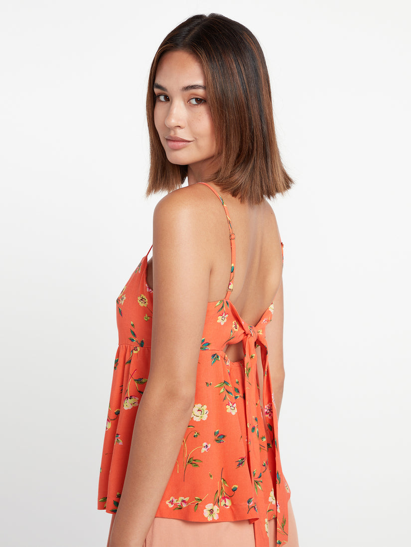 Mucho Mahalo Cami Tank - Dark Coral (B0422300_DKC) [1]