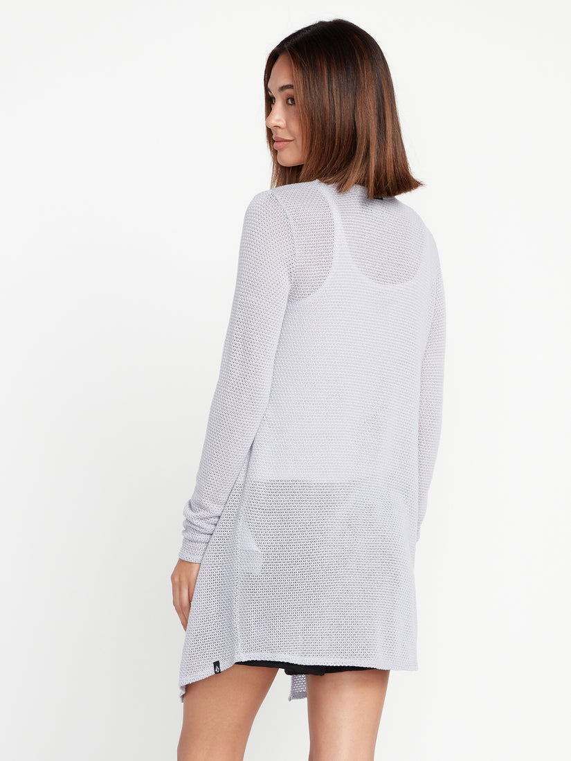 Go Go Wrap Sweater - Moonbeam (B0712304_MBM) [B]