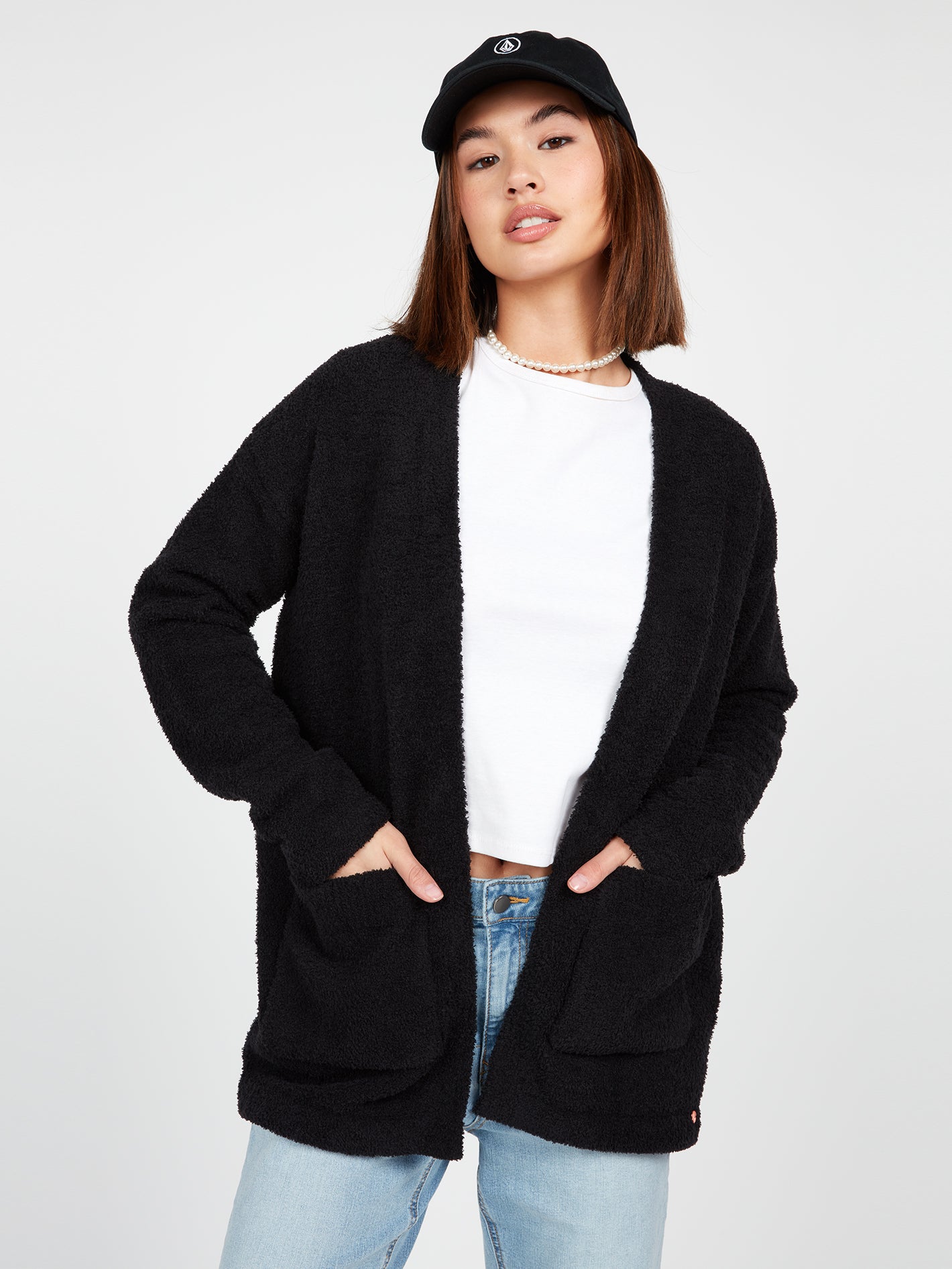 Lived Lounge Cardigan - Black