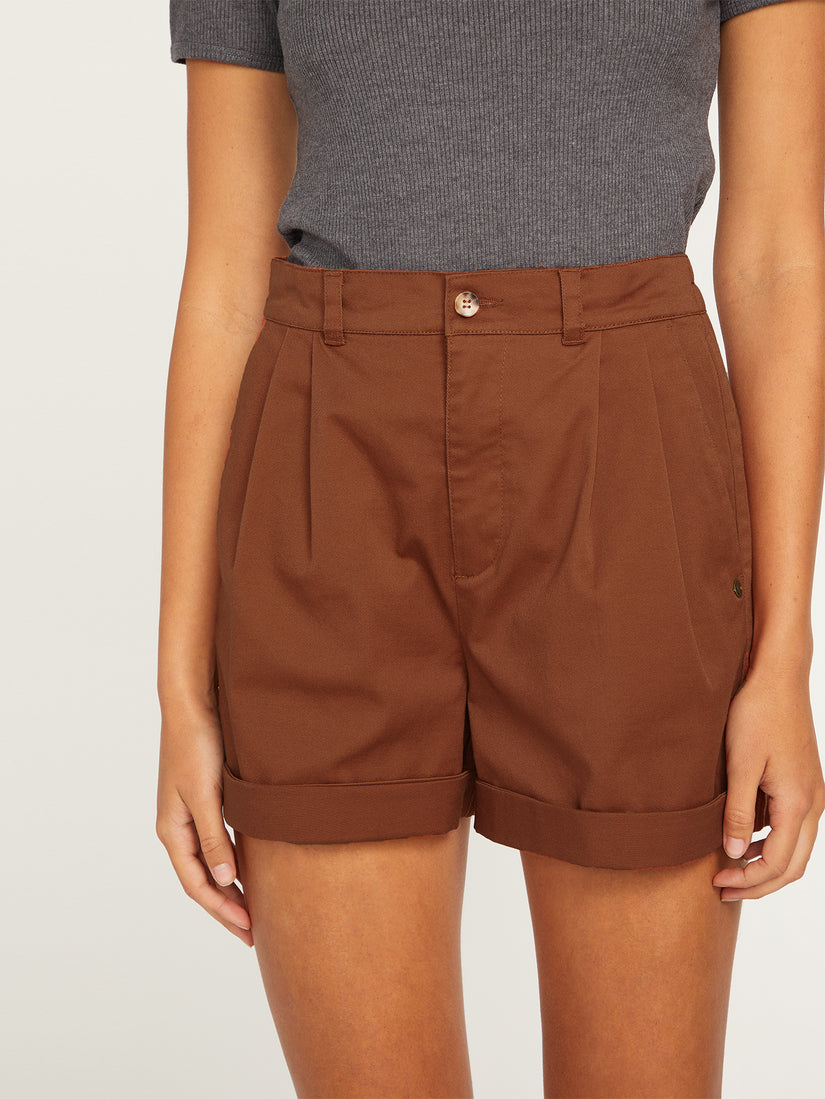 Frochickie Trouser Shorts - Dark Clay (B0912300_DCL) [2]