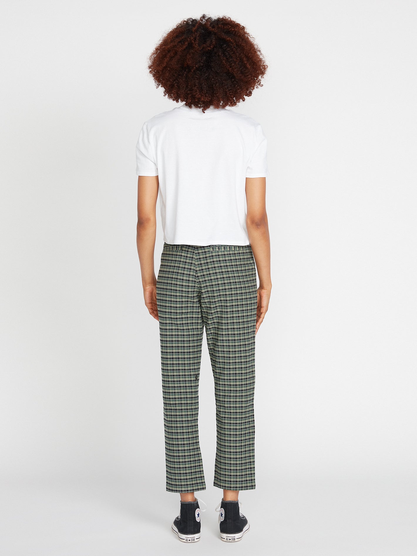 Frochickie High Rise Chino Pants - Dark Pine