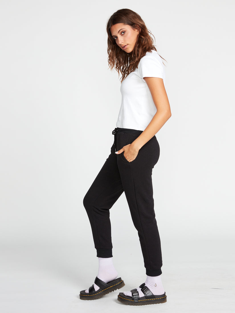 Stone Stacked Jogger - Black (B1232203_BLK) [2]