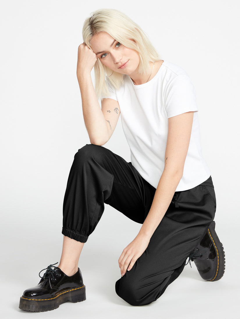 Frochickie Jogger Pants - Black (B1232204_BLK) [F]