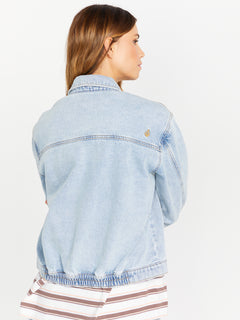 Coco Ho Denim Jacket - Ice – Volcom Canada